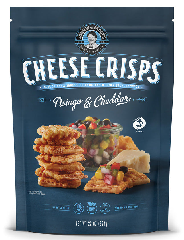 Asiago &amp; Cheddar CheeseCrisps, 22 oz. Bonus Bag (Our Top Seller!) 3 Pack