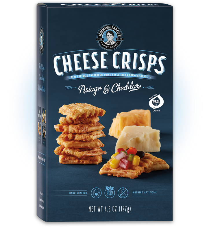 Asiago &amp; Cheddar CheeseCrisps, 4.5 oz. 6 Pack