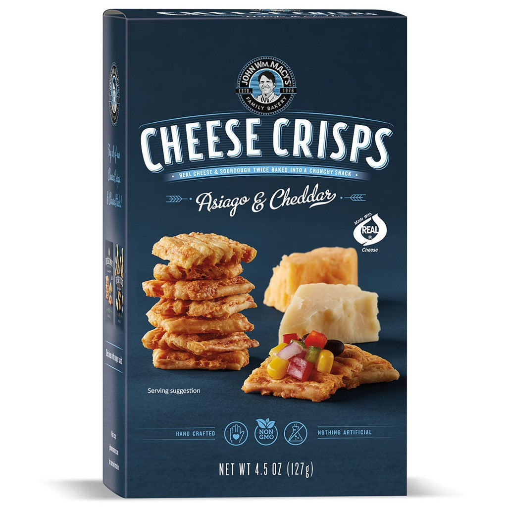 Asiago & Cheddar CheeseCrisps, 4.5 oz. 6 Pack