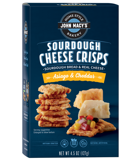Asiago & Cheddar CheeseCrisps, 4.5 oz. 6 Pack