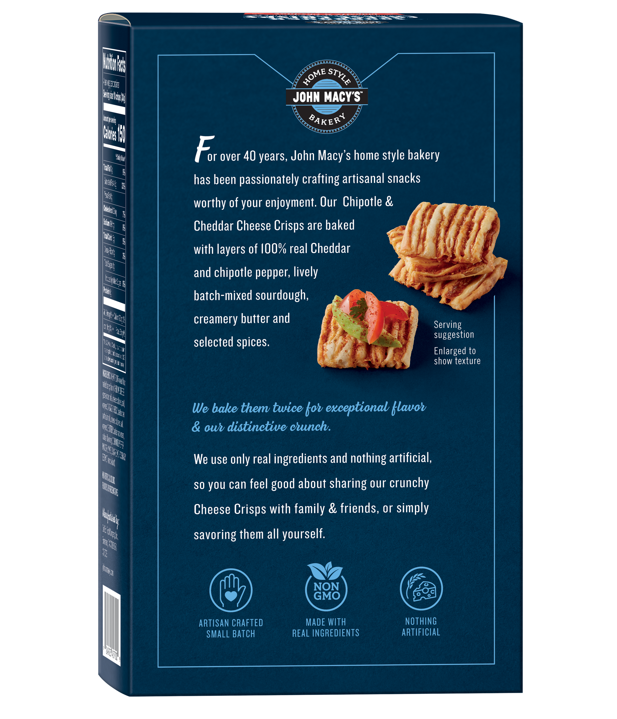Chipotle & Cheddar CheeseCrisps, 4.5 oz. 6 Pack
