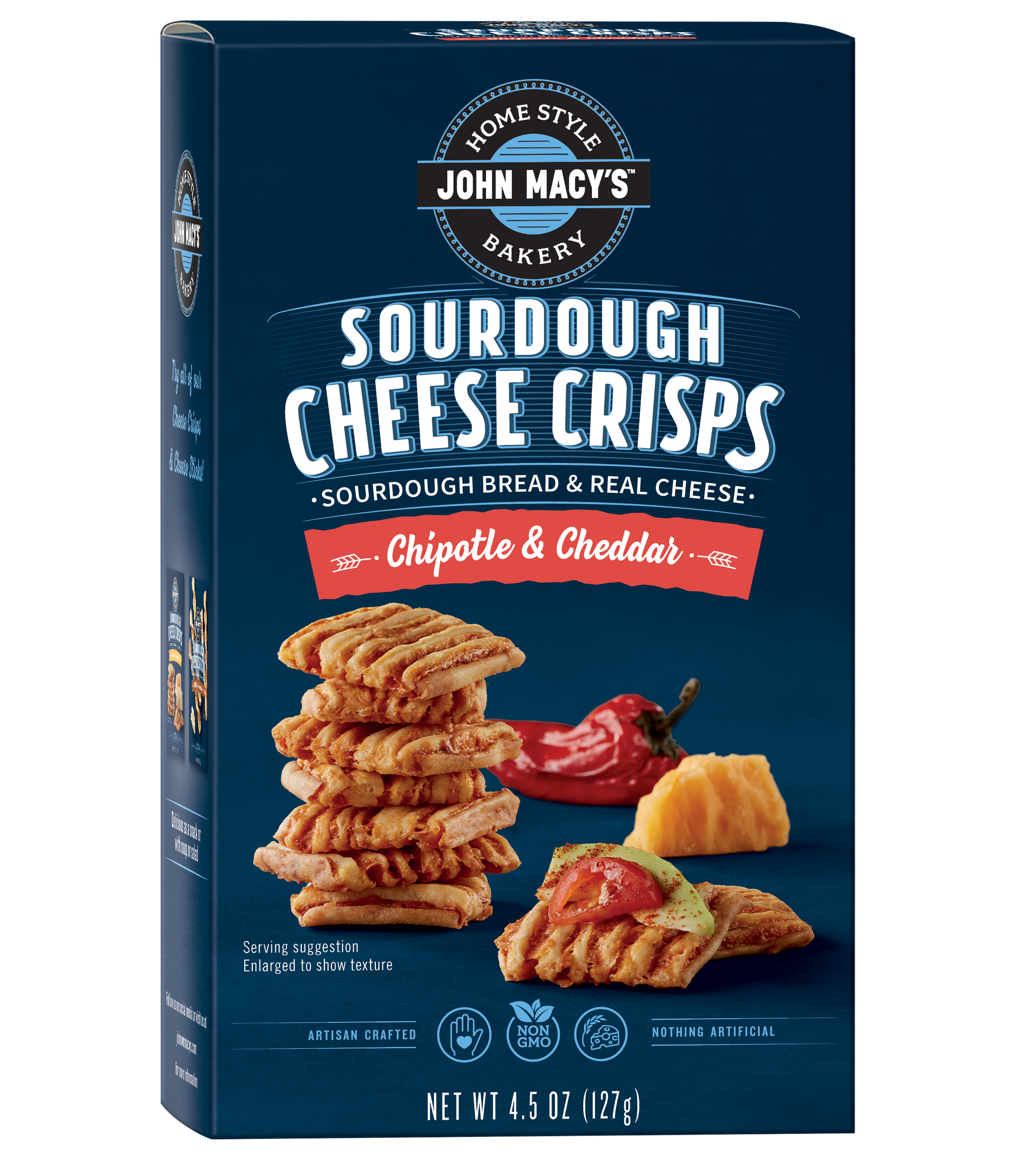 Chipotle & Cheddar CheeseCrisps, 4.5 oz. 6 Pack