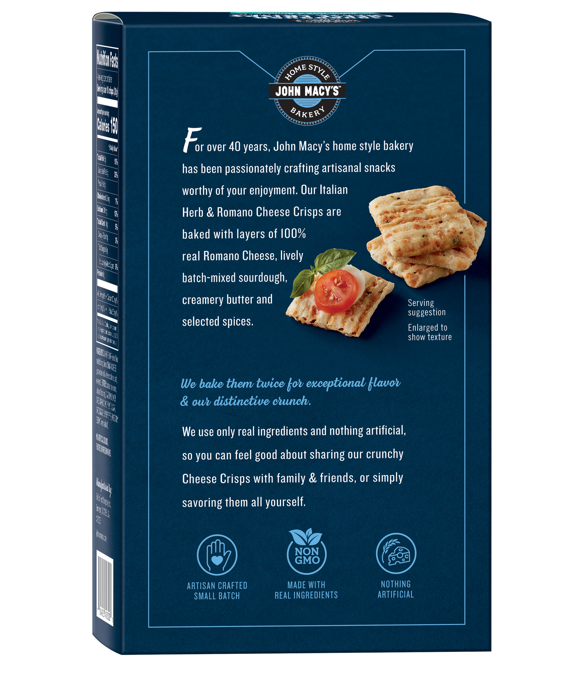 Italian & Herb Romano CheeseCrisps, 4.5 oz 6 Pack