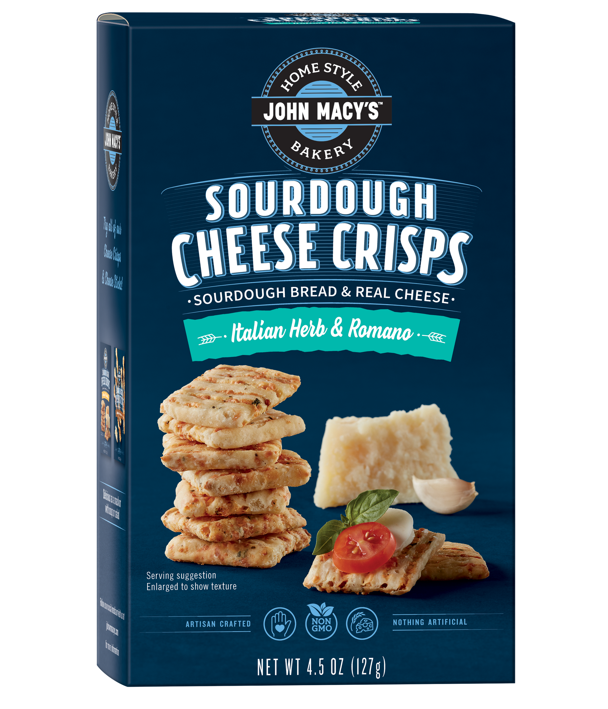 Italian & Herb Romano CheeseCrisps, 4.5 oz 6 Pack
