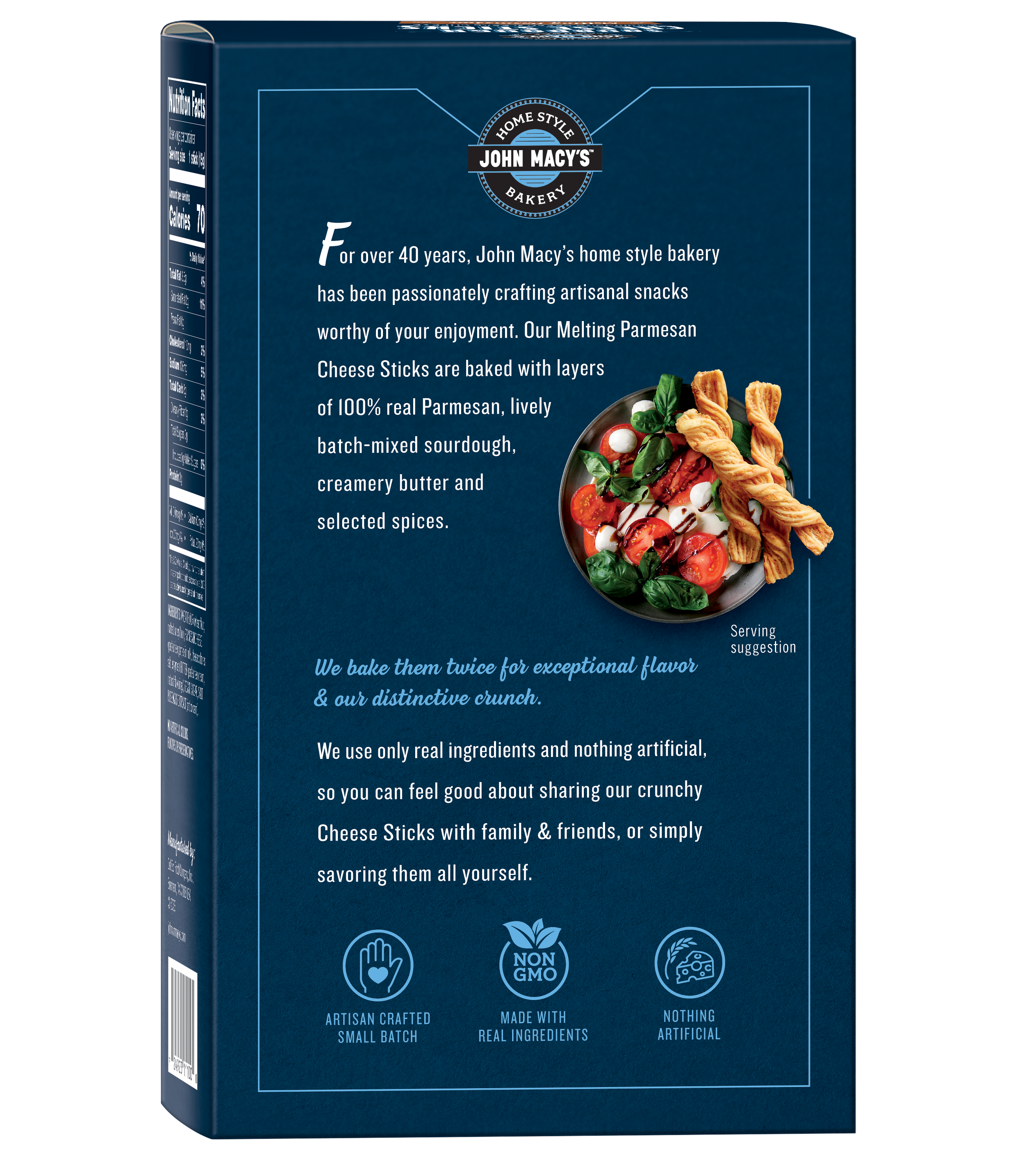 Melting Parmesan CheeseSticks, 4 oz. 6 Pack