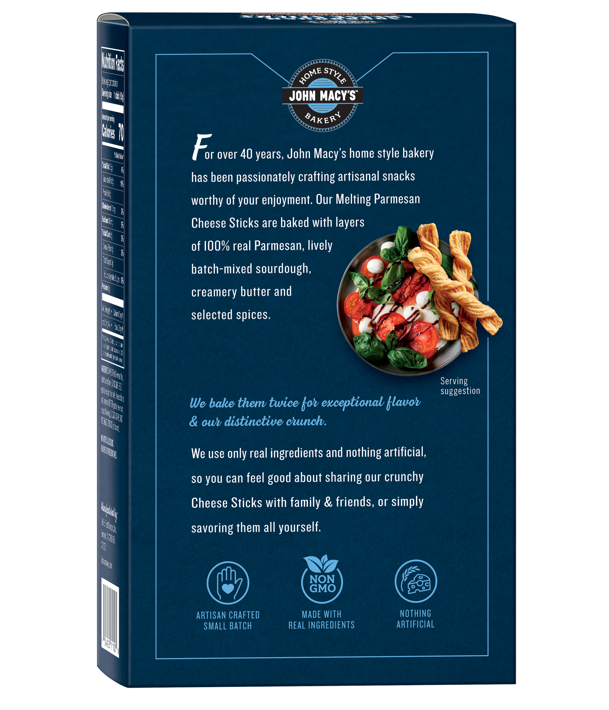 Melting Parmesan CheeseSticks, 4 oz. 6 Pack