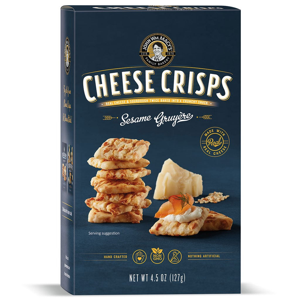 Sesame Gruyère CheeseCrisps, 4.5 oz. 6 Pack